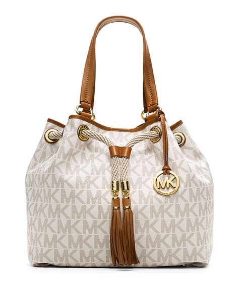 beige Michael Kors handbags